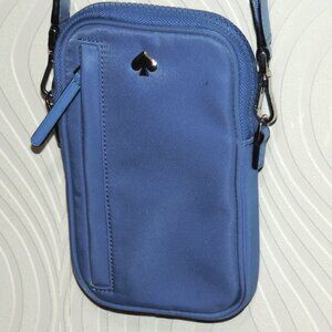 KATE SPADE North South Phone Crossbody Jae Bag Purse Deep Cornflower Blue